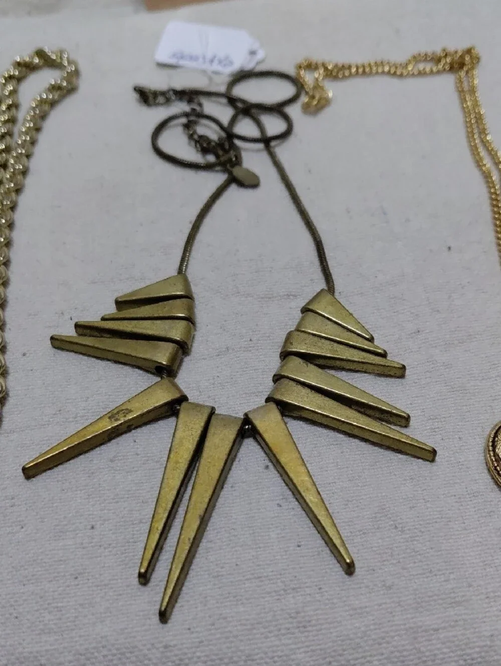 Gold Tone Multi-Piece Women's Jewelry Set - Layered Chains & Pendant